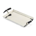 thumbnail image 1 of Beaumont Lane Modern Stainless Steel Rectangular Serving Tray, 1 of 1