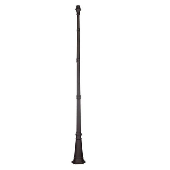 Beaumont Lane Outdoor Cast Aluminum Fluted Post in Bronze