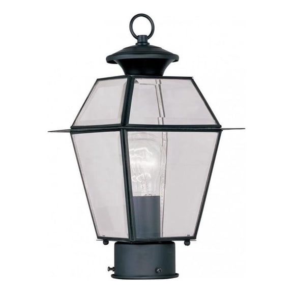 Beaumont Lane Outdoor Post Head in Black