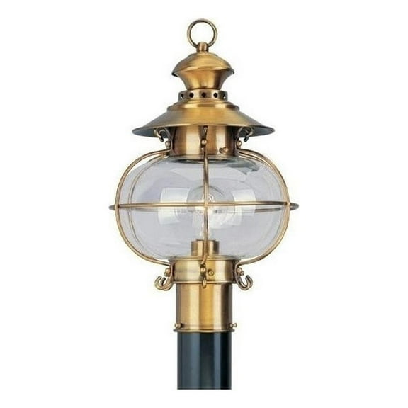 Beaumont Lane Outdoor Post Head in Flemish Brass