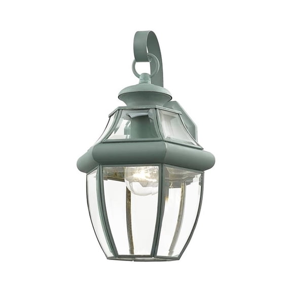 Beaumont Lane Outdoor Wall Lantern in Verdigris