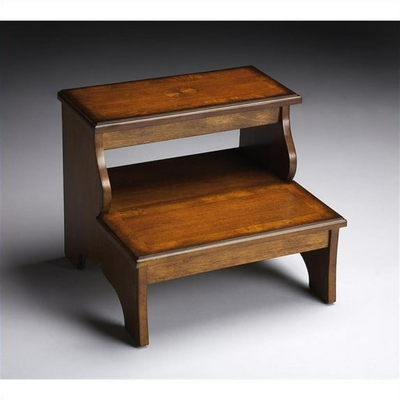 Beaumont Lane Step Stool in Olive Ash Burl