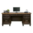 thumbnail image 1 of Beaumont Lane Wood Black Credenza Rectangular Distressed 69.5" Unassembled, 1 of 8