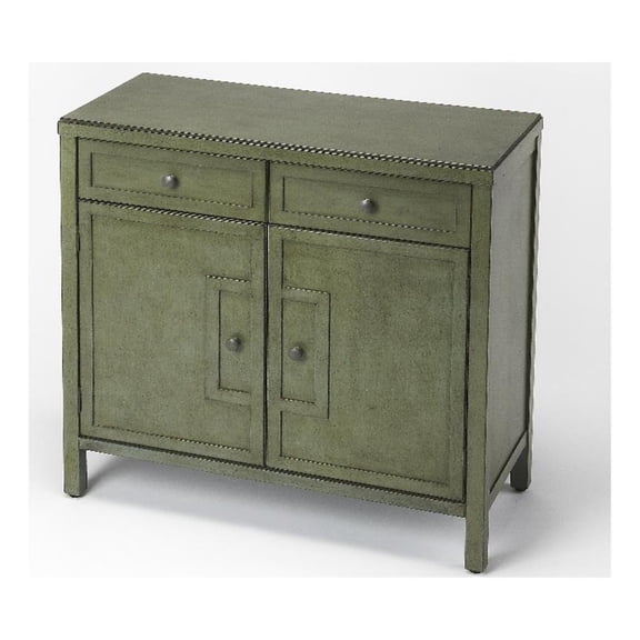 Beaumont Lane Transitional Imperial Wood Console Cabinet - Green