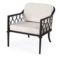 thumbnail image 1 of Beaumont Lane Transitional Iron Upholstered Outdoor Lounge Chair, 1 of 9