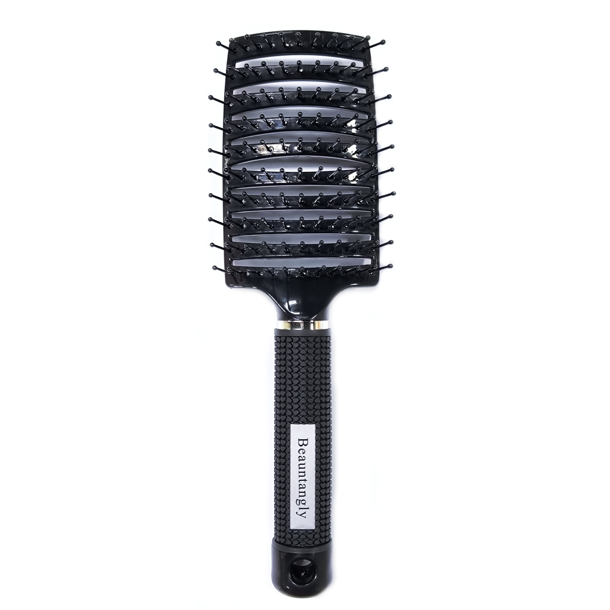 Beauntangly Hair Brush,Curved Vented Paddle Detangle Brush for Faster