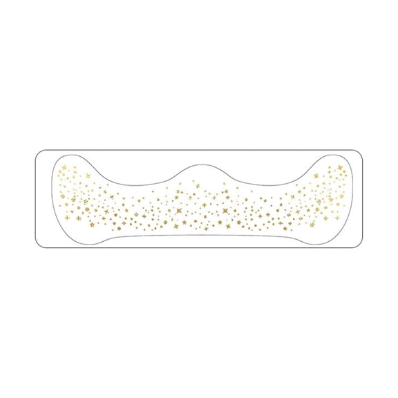 Beauos 1-Piece Golden Glitter Freckle Stickers, Long-Lasting for Daliy & Parties, Easy to Apply, Instant Adhesion, Peel & Stick Design(0)