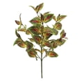 thumbnail image 1 of Beauos 18In Artificial Plants Outdoor, Faux Coleus Plants Resistant Fake Silk Leaves with Stems for Outside Front Porch Patio Garden Planter Decoration (Green10), 1 of 9