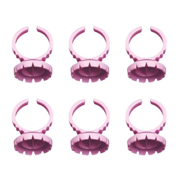 Beauos Clearance 100Pcs Glue Rings Disposable Rings for Lashes Disposable Fanning Cups for Eyelas, Beauty Gadgets Clearance Sale, 100X Ring Cup