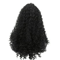 Beauos Clearance Long Wavy Wig Synthetic Wig Wig for Women Heat Resistance Fiber, Wigs for Women Clearance Sale, 1X Wig