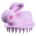 thumbnail image 1 of Beauos Clearance Rabbit Scalp Massager Hair Shower Brush Siliscrub Shampoo Brush Hair Scalp Brush Head Spa Relaxing Scalp Brush, Shampoo Brush Clearance Sale, 1X Massage Brush, 1 of 4