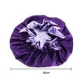 thumbnail image 1 of Beauos Clearance Silk Satin Bonnet Hair Wrap Bonnet with Elastic Band Double Layer Sleeping Cap, Hair Rope Clearance Sale, 1Pc Shower Cap, 1 of 2