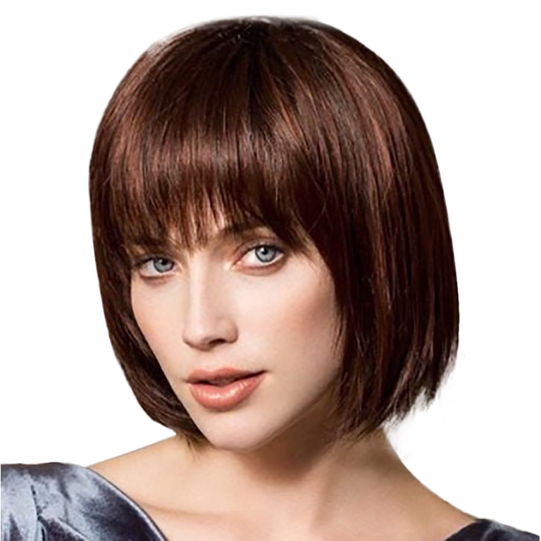 New Women’s Synthetic Wig Brown OS Amazon.com : BrownBomb Reddish Brown Lace Front Wigs Natural  main image 4
