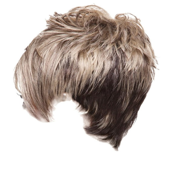 Beauos Clearance Wig Fashion Women Black Synthetic Short Net Natural Parting Sexy Wigs Rose Wig, Wigs for Women Clearance Sale, 1X Wig, 1X Hair Net