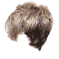 Beauos Clearance Wig Fashion Women Black Synthetic Short Net Natural Parting Sexy Wigs Rose Wig, Wigs for Women Clearance Sale, 1X Wig, 1X Hair Net