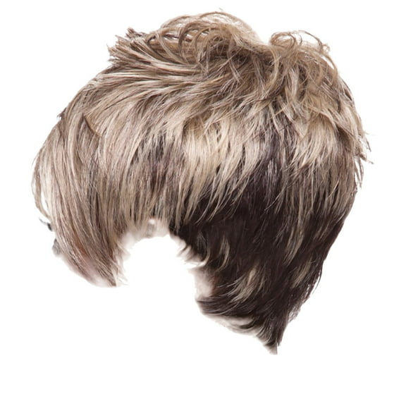 Beauos Clearance Wig Fashion Women Black Synthetic Short Net Natural Parting Sexy Wigs Rose Wig, Wigs for Women Clearance Sale, 1X Wig, 1X Hair Net