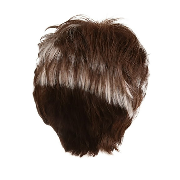 Beauos Clearance Wig Short Straight Fashion Natural Hair Lady Wig, Wigs for Women Clearance Sale, 1X Wig 1X Hair Net
