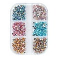 thumbnail image 1 of Beauos Crystal Rhinestones Flatback Loose Gemstones Glass Rhinestones, 1 of 6