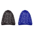 thumbnail image 1 of Beauos Hair Care, Hairnet Net, 2Pc Mesh Hair Net Soft Rayon Knit Hat Sleeping Crochet Hairnet Long Hair Net, 1 of 9