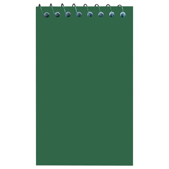 Beauos Spiral Notebook with College Ruled Pages and Top Wire Binding, Pocket Notepad for Work and Daily Planning (Blackish Green2)