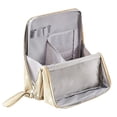 thumbnail image 1 of Beauos Standing Makeup Organizer Bag, 8-Compartment Cosmetic Case with Splash-Resistant Fabric, Large Capacity Vanity Tote, Portable Travel Toiletry Case, 25x23cm, 1 of 9