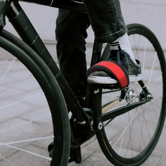 Beaupretty 1 Pair of Straps for Pedals Nylon Red Color for Bicycle Accessories