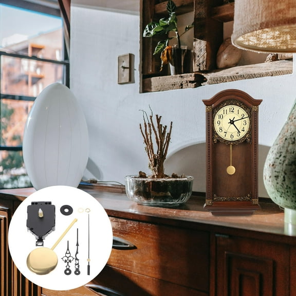 Beaupretty 1Set Black Wall Clock Replacement Kit with Mute Clock Mechanism
