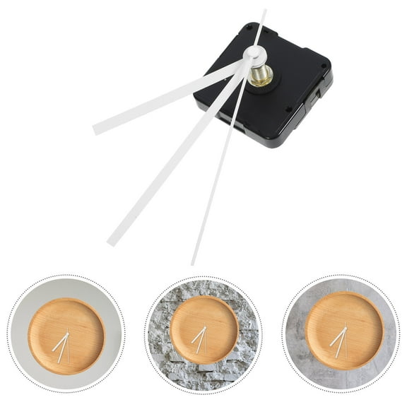 Beaupretty Hands Kits Clock Clock Movement Kits White Straight 1 Set