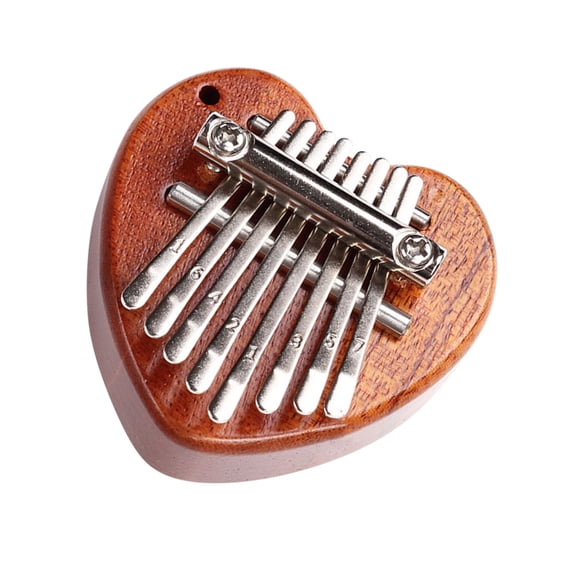 Beaupretty 1 Set Mini Kalimba Small Instrument Wooden for Musicians