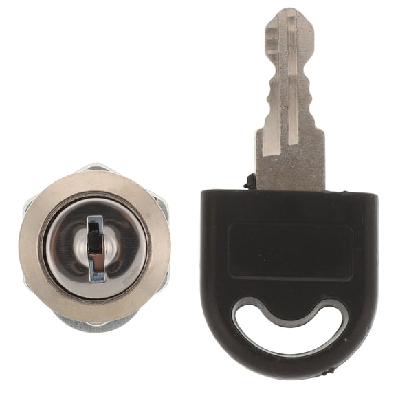 Beaupretty 1Set Stainless Steel Lock and Key Set for Commercial Paper Dispenser Black Color