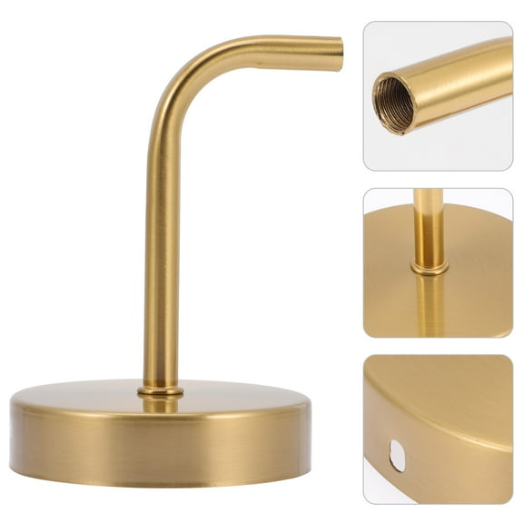 Beaupretty Golden Metal Wall Light Pole, High Strength, Easy Install Home Accessory 1Set