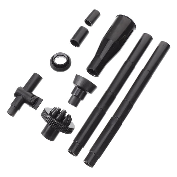 Beaupretty Pond Fountain Nozzle Black Plastic Adjustable Flow Water Feature Outdoor 1Set