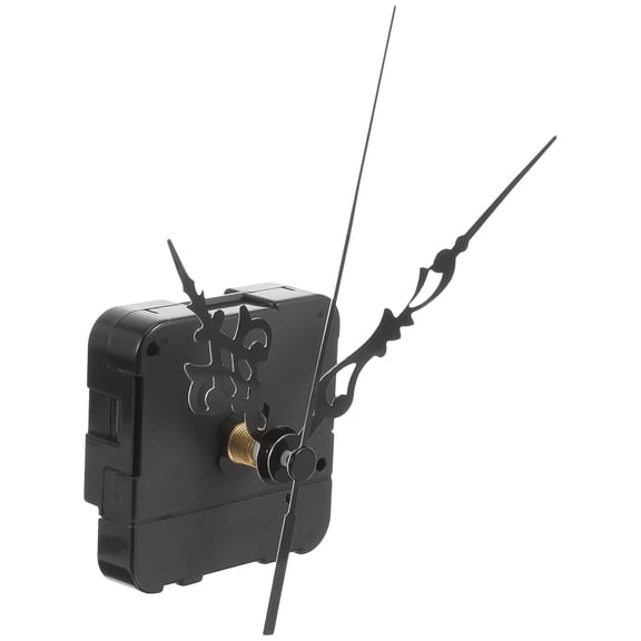 Beaupretty Reverse Running Clock Mechanism Battery Operated Black Plastic Iron 1Set