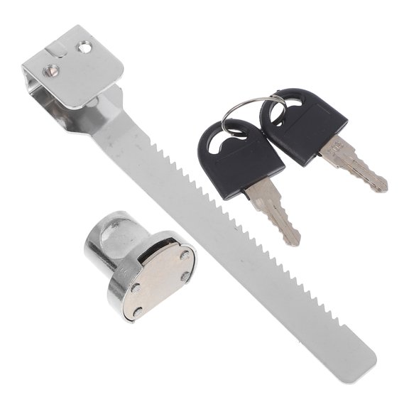 Beaupretty Sturdy Glass Door Lock with Key, Ideal for Display Case, Enhanced Security