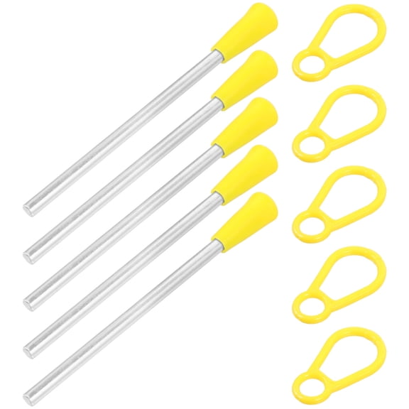 Beaupretty Durable Triangle Iron Mallets Assorted Color Plastic Hand Percussion Tool