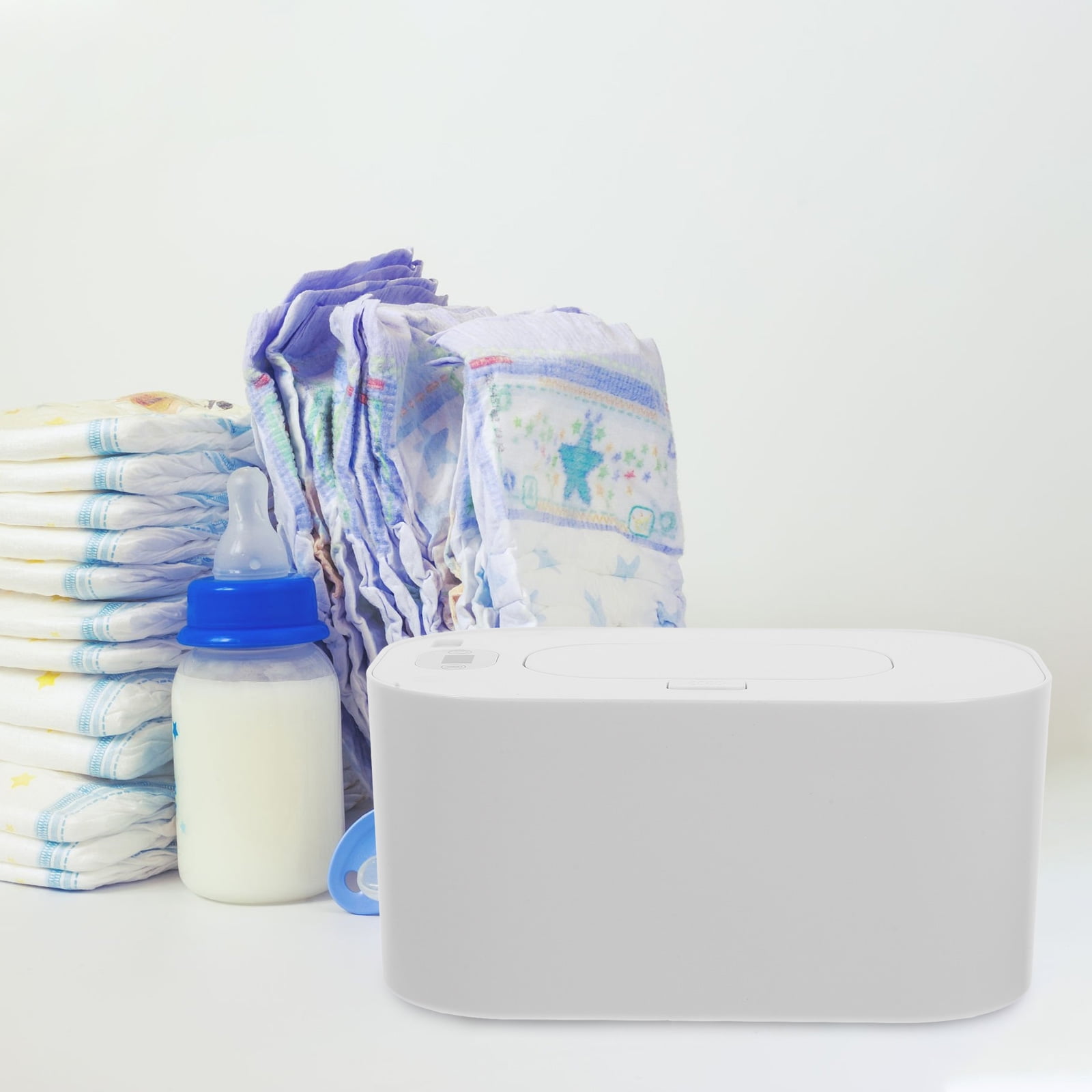 Beaupretty 1 Set USB Wipe Warmer Heating Wipes Machine White LED Display Baby Care