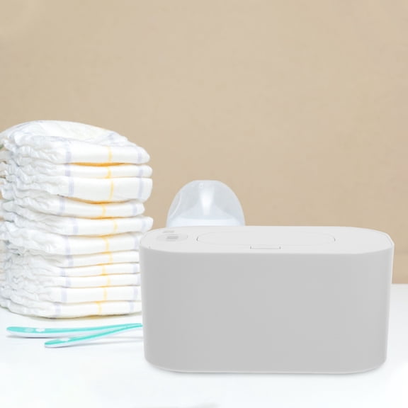 Beaupretty Wet Tissue Heater White USB Warmer for Home Use with Constant Temperature and Display 1Set