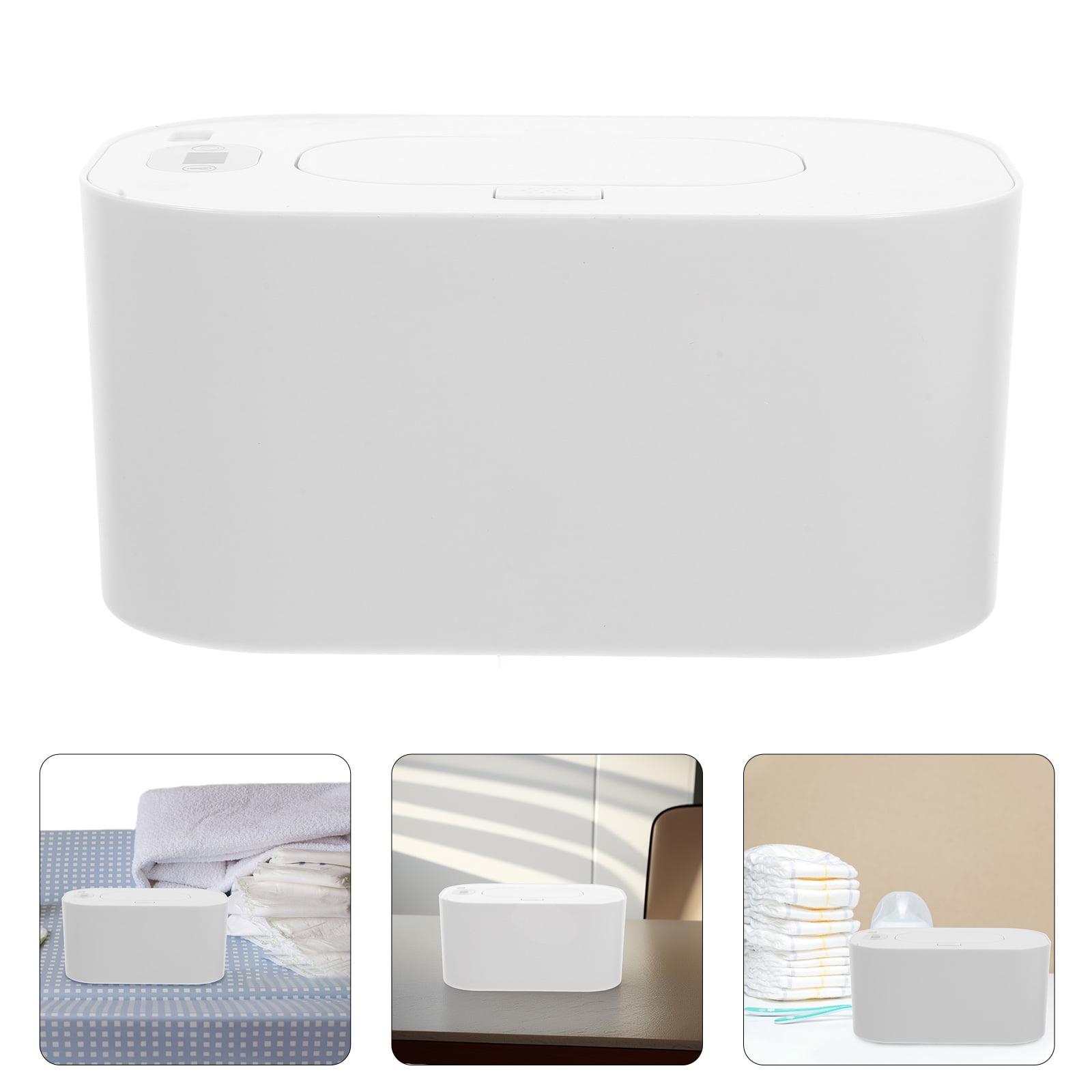 Beaupretty Travel Baby Wipes Usb Heater White Plastic 1 Set