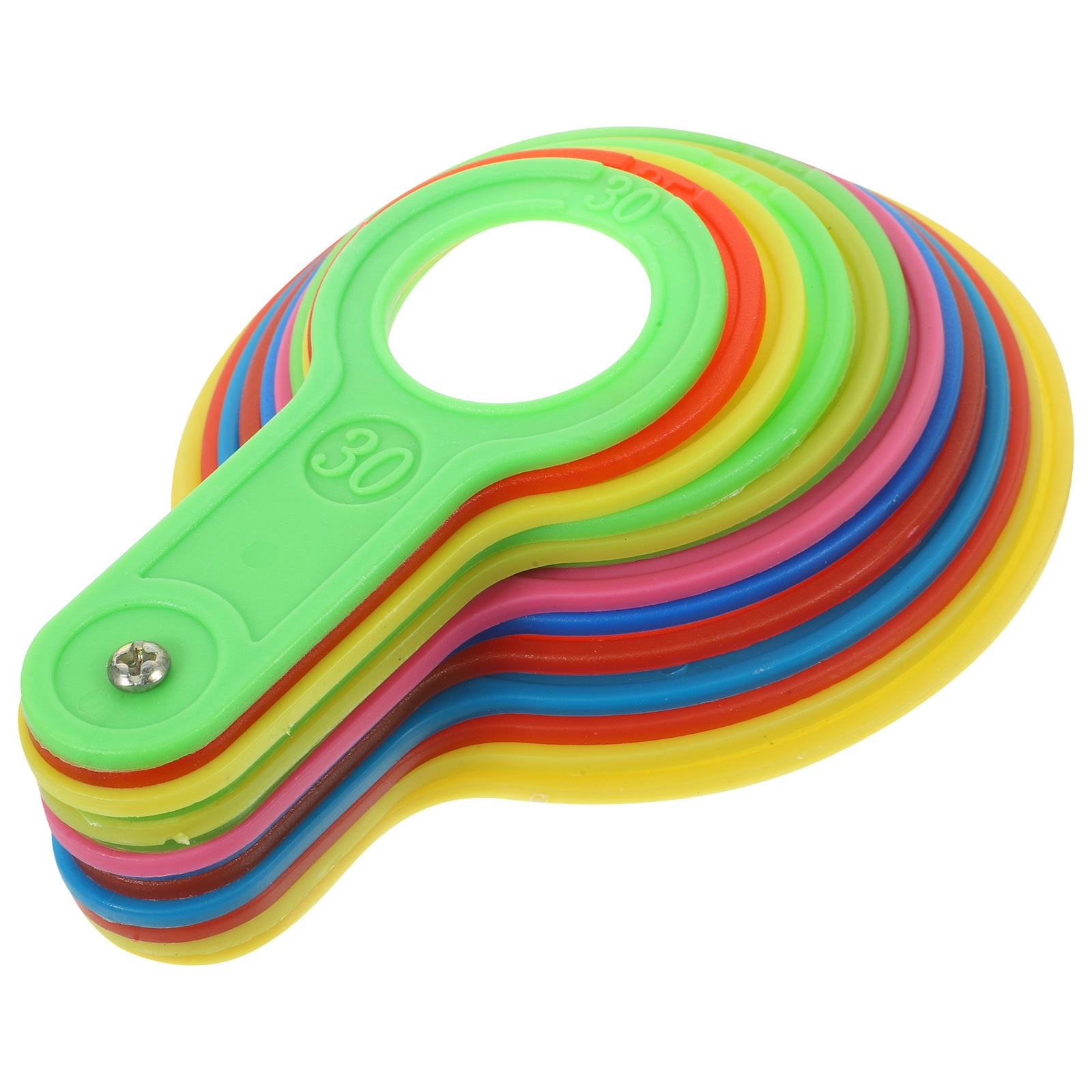 Beaupretty Plastic Fruit Measuring Lap Assorted Color 1 Set for Food ...