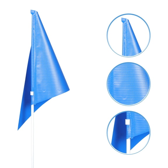 Beaupretty Safety Flag for Bicycle Polyester Triangular 1 Set