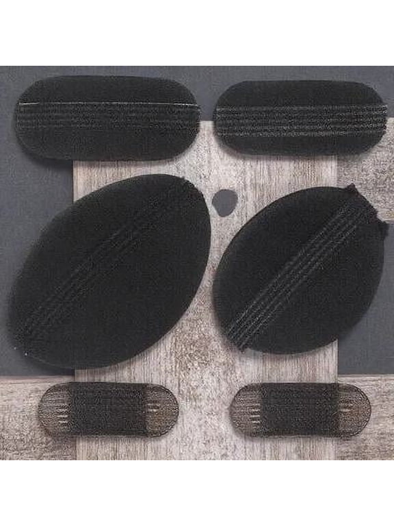 1 Set of Volumizing Hair Clips Black Soft Foam Hair Volume Enhancement for Women