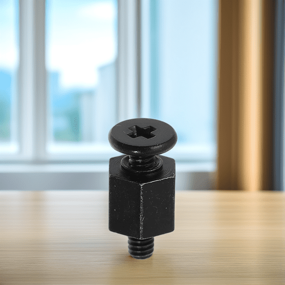 Beaupretty 10 Pcs Hard Disk Drive Screws M2 SSD Mounting Screws Black Metal For Tech Enthusiasts