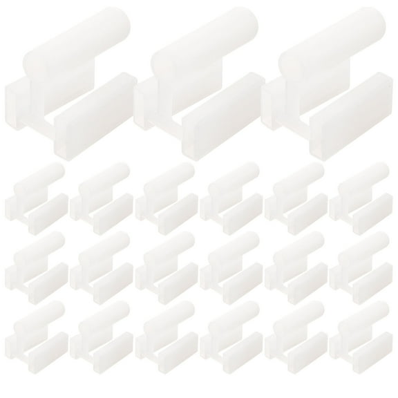 Beaupretty 100Pcs White Plastic Electrical Socket Outlet Covers for Secure Plug Protection