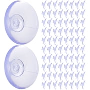 Beaupretty 100Pcs Suction Cup Window Hooks Strong Suction Reusable for Home Organization