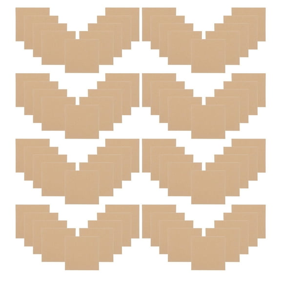 Beaupretty Khaki Paper Envelopes for Storing Small Cards and Notes 100Pcs