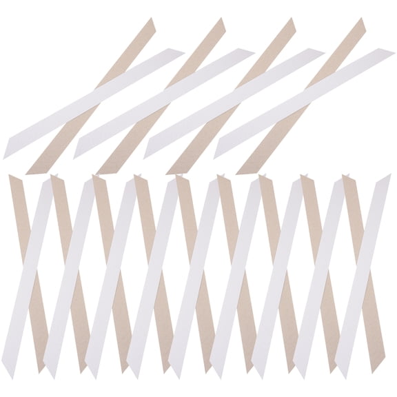 Beaupretty Collar Support Inserts White Paper Flexible and Durable 100Pcs