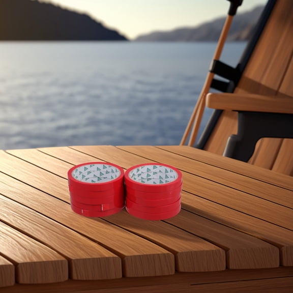 Beaupretty Red Polypropylene Vegetable Tape 10Pcs for Supermarket Bundling and Fastening
