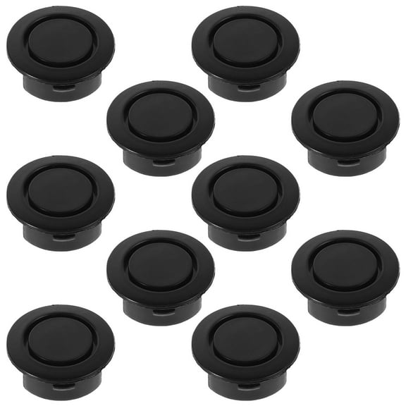Beaupretty Car Bumper Radar Hole Cover Black Plastic Easy Installation and Aesthetic Design
