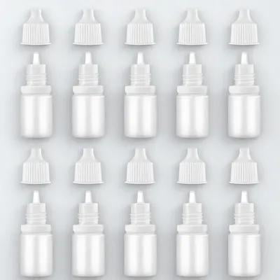 Beaupretty Eye Dropper Bottles Transparent Plastic Squeeze Top Leak-Proof for Liquid Storage 10Pcs