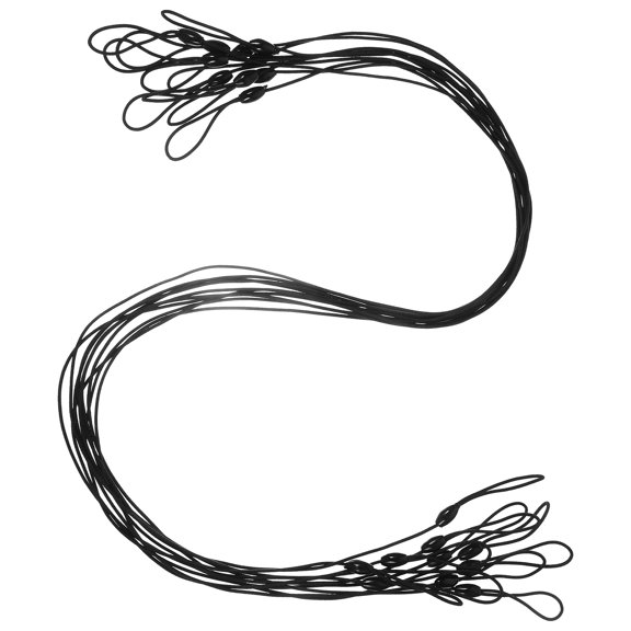 Beaupretty 10Pcs Stylus Pen Lanyard Elastic Rope Black Anti Lost Wrist Strap for Everyday Use